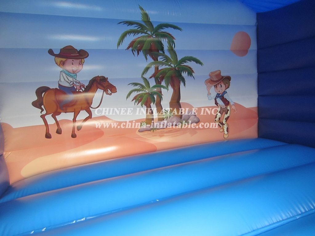 T2-629 Western Cowboys Inflatable Bouncer