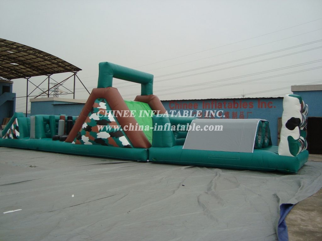 T7-403 Military Style Inflatable Obstacles Courses