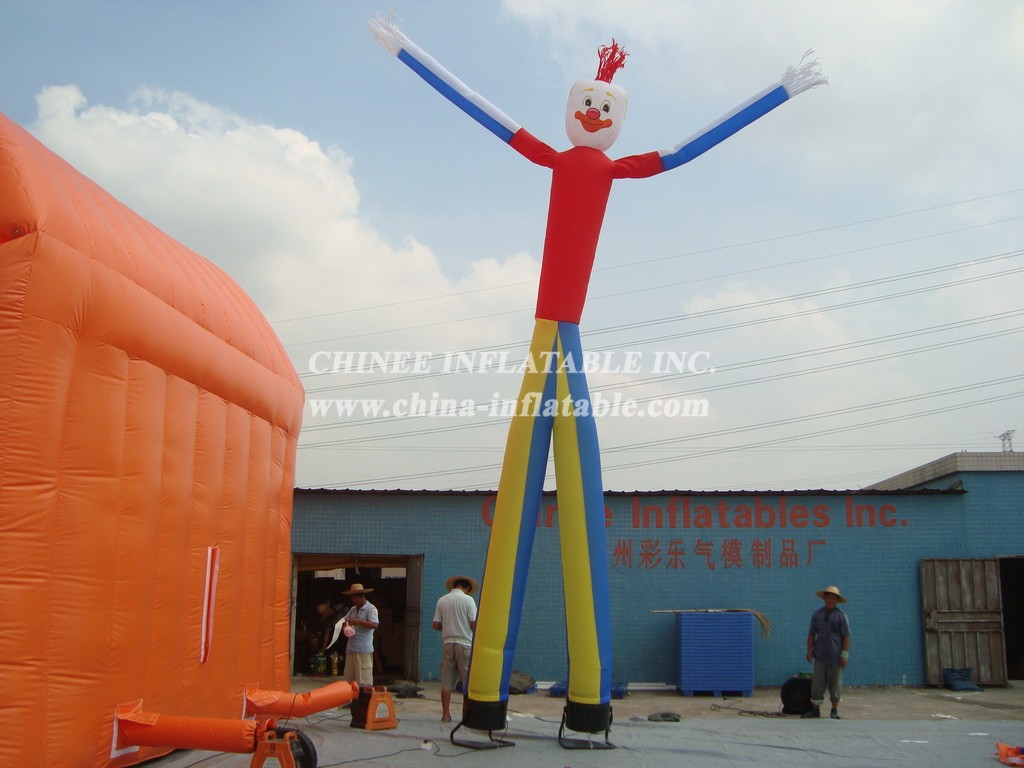 D2-108 Double Leg Infatable Sky Air Dancer Tube Man For Outdoor Activity