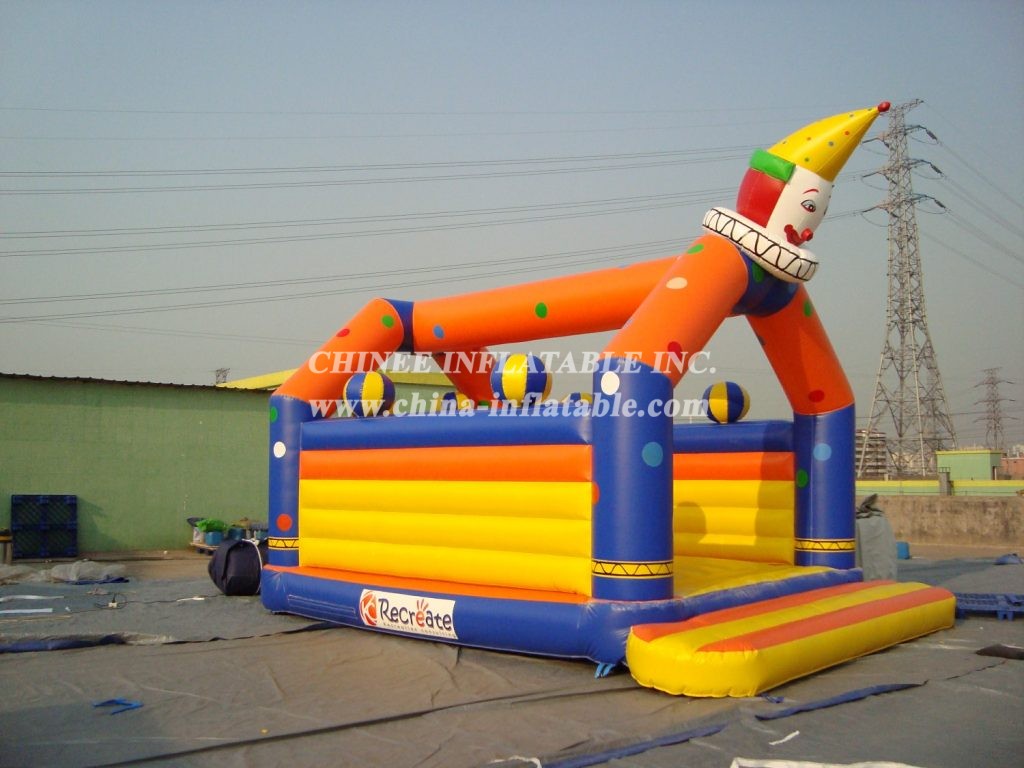 T2-2944 Happy Clown Inflatable Bouncers