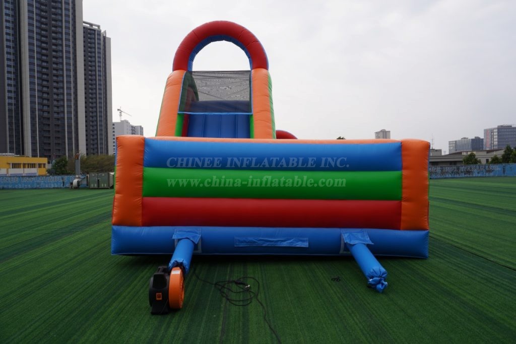 T8-324 Inflatable Giant Slide with Obstacle Course