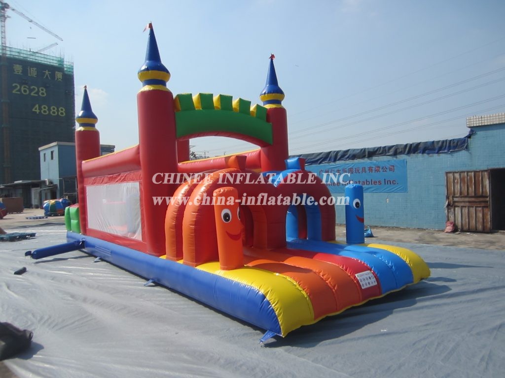 T7-224 Inflatable Castle Obstacles Courses