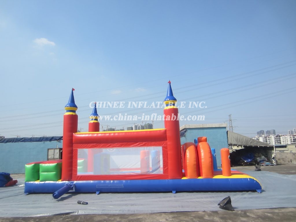 T7-224 Inflatable Castle Obstacles Courses