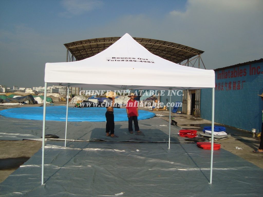 F1-21 Commercial Folding White Canopy Tent