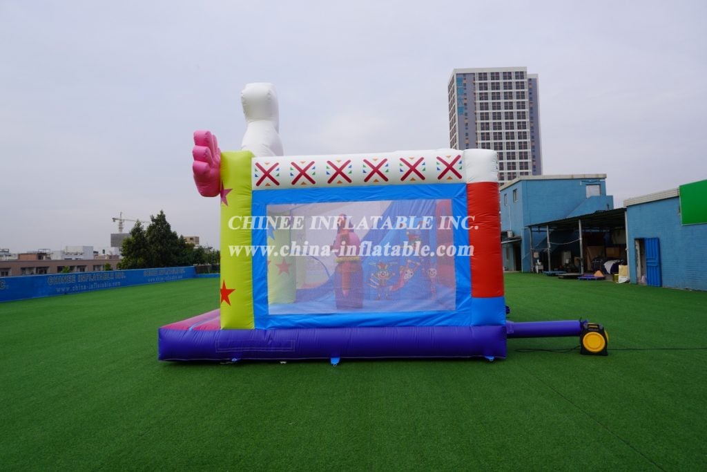 T2-3334 Clown Inflatable Castle Clown Circus Jumping Castles