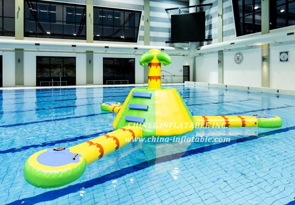 WG1-006 Jungle Theme Inflatable Floating Water Sport Park Game For Pool