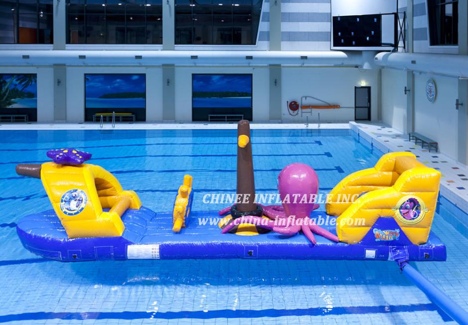 WG1-044 Octopus Inflatables Floating Water Sports Park Game For Pool