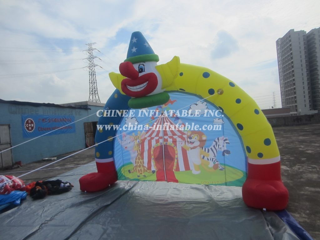 Arch2-032 Clown Inflatable Arches