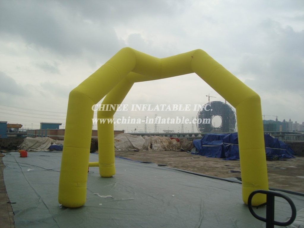 Arch2-041 Yellow Inflatable Arches