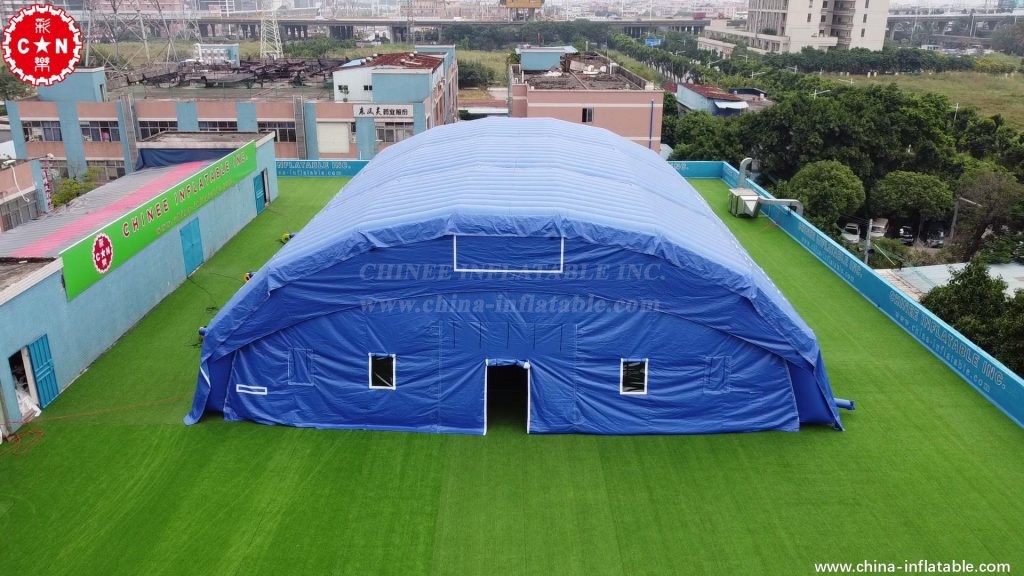 Tent1-700 Inflatable Tent Giant Outdoor Camping Party Advertising Event Big Blue Tent