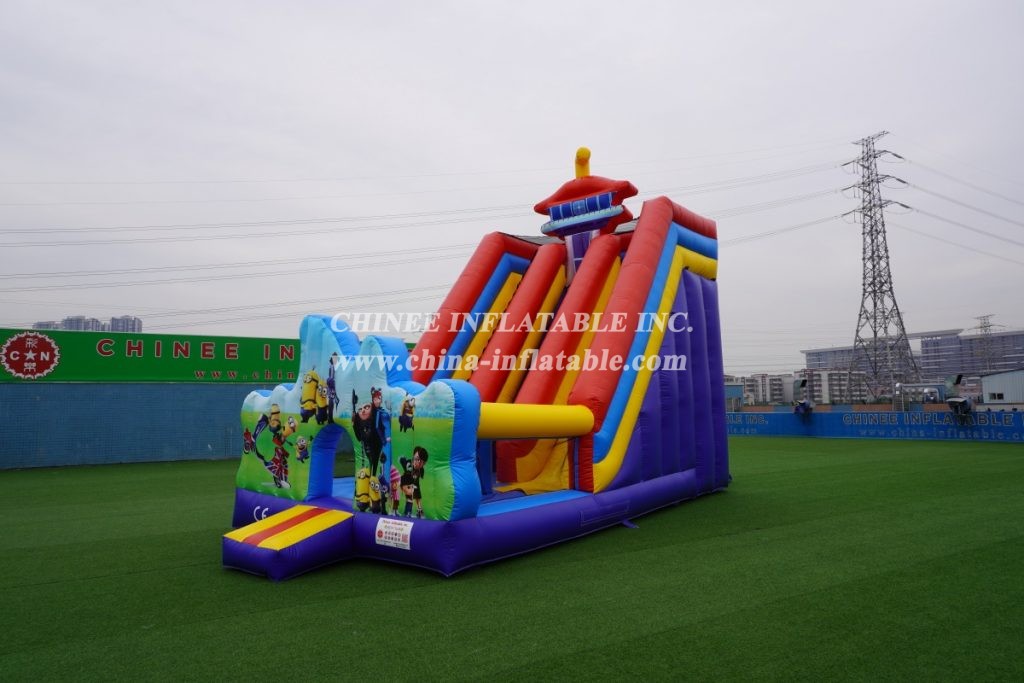 T8-2105B Minions Inflatable Slides