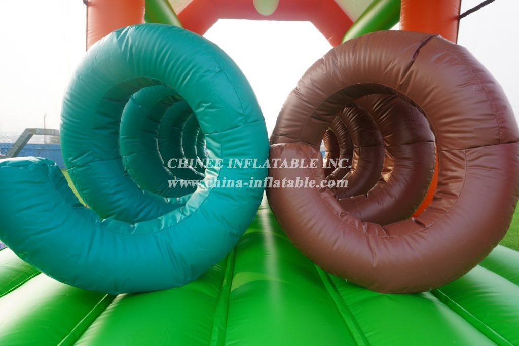 CR1-015 80M Inflatable Obstacle Course Challenge Run