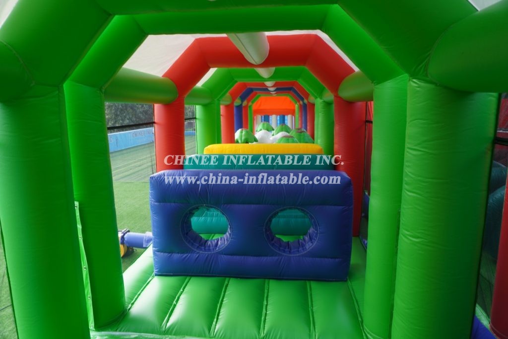 CR1-015 80M Inflatable Obstacle Course Challenge Run