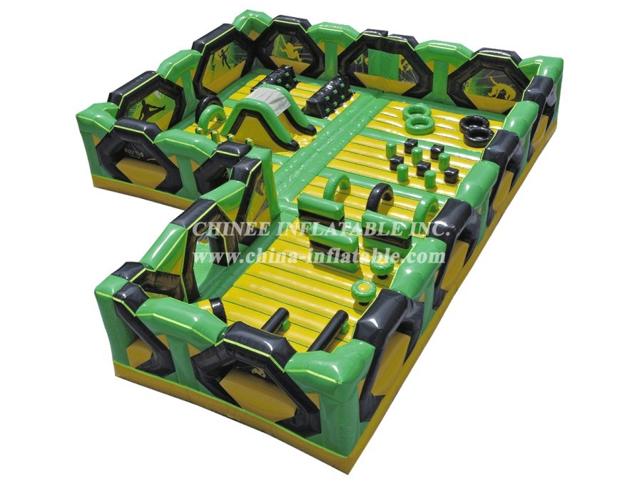 GF2-061 Inflatable Park Jumping Bouncy Obstacle Inflatable Outdoor Playground