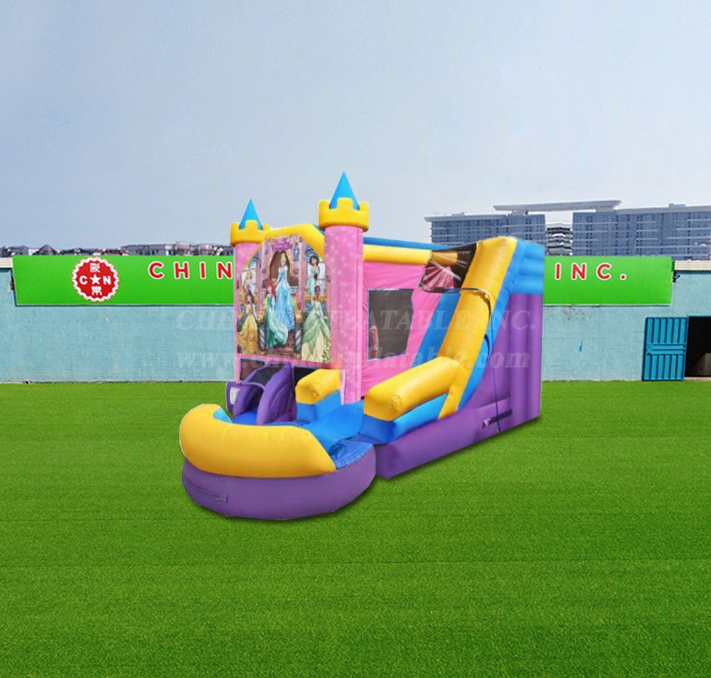 T2-4311 6In1 Disney Princess Combo Waterslide