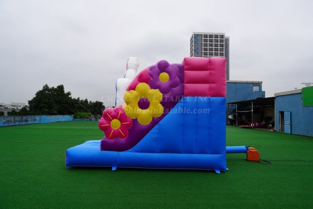 T2-4777 Unicorn Bouncy Castle With Slide