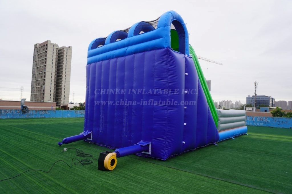 T8-3816 Customized Double Slide Inflatable Slide With Obstacles