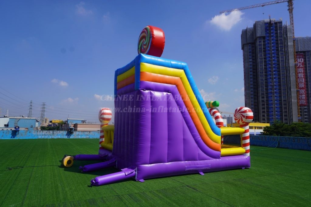 T6-3560C Candy Bouncy Castle With Slide