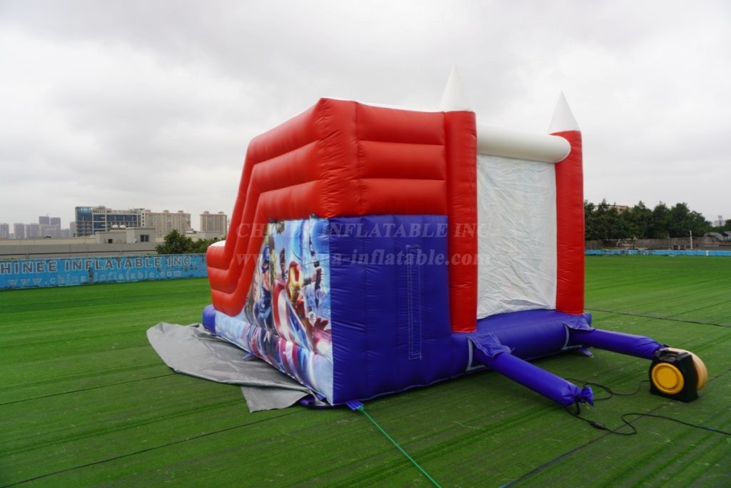 T2-8105B Marvel Super Hero Bouncy Caste With Slide