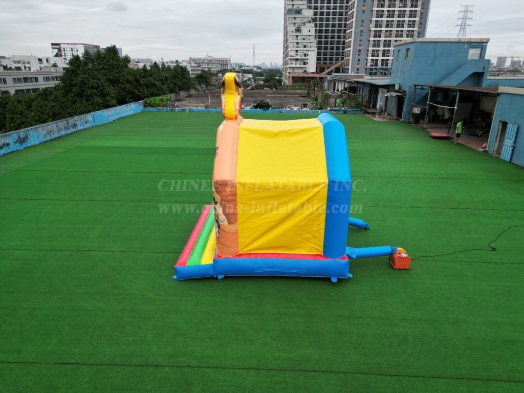 T2-3339G Western Cowboy Themed Bounce House