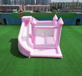 T2-3524B Pink Wedding Bounce House With ...