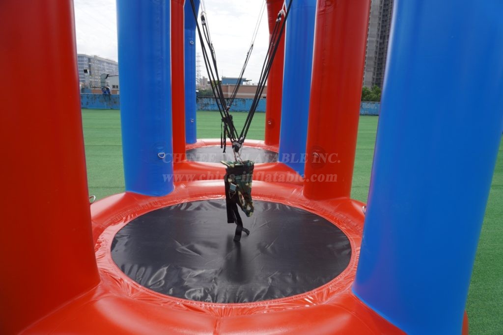 T10-100 inflatable trampoline