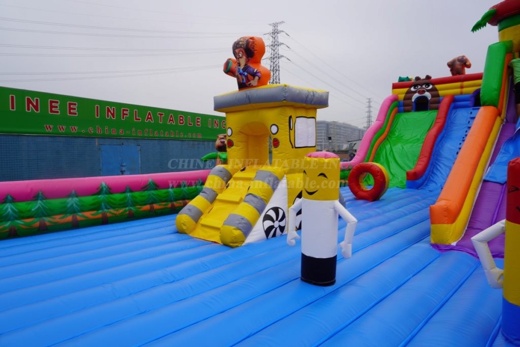 T6-805B Boonie Bears Theme Inflatable Park