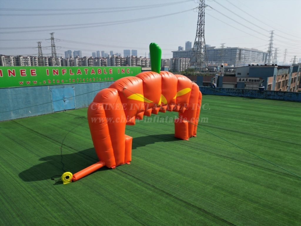 Arch2-510 Halloween Inflatable Pumpkin Archway