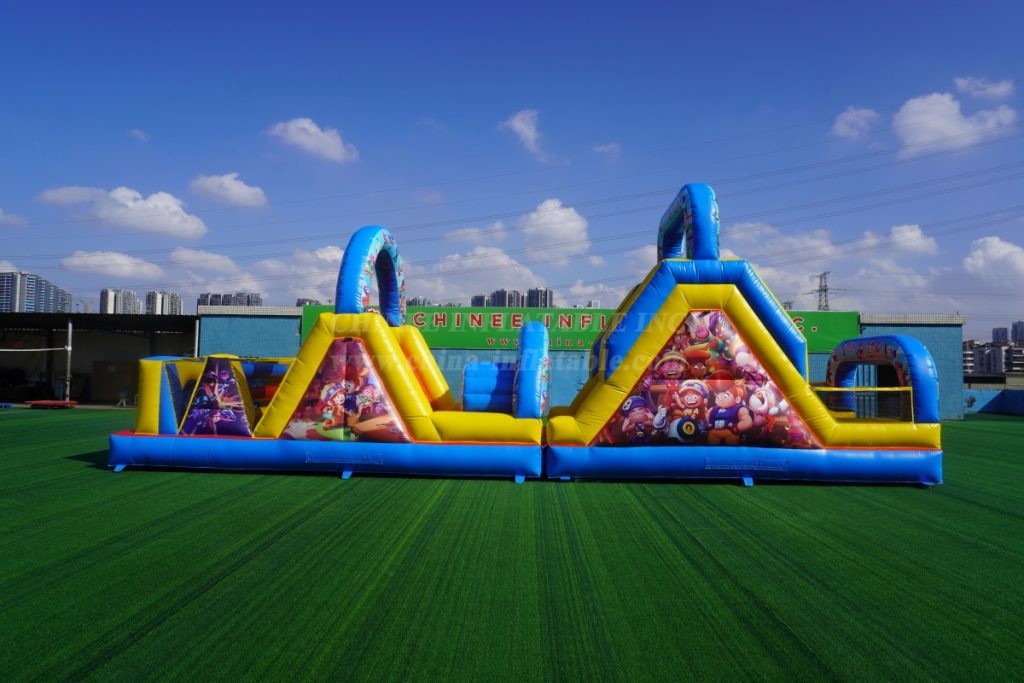 T7-1600B Brawl Stars Inflatable Obstacle Course