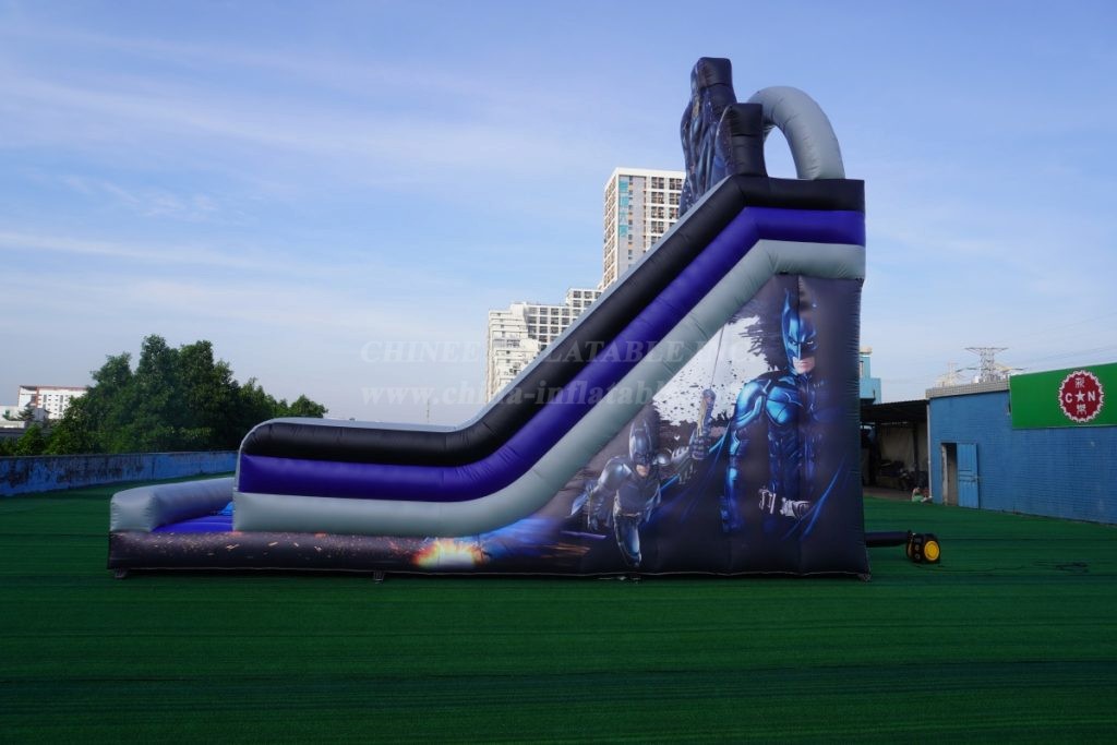 T8-3813A Batman theme inflatable slide