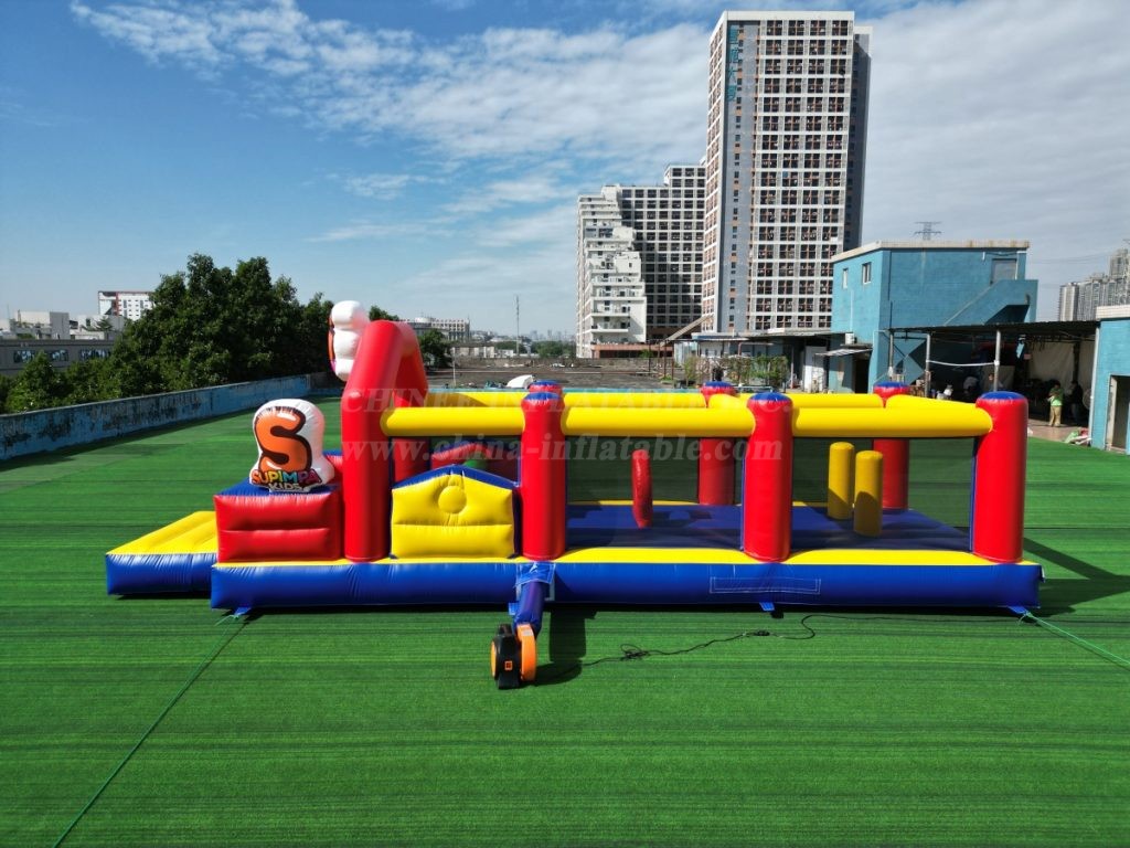 T7-568C Colorful Inflatable Obstacle Course