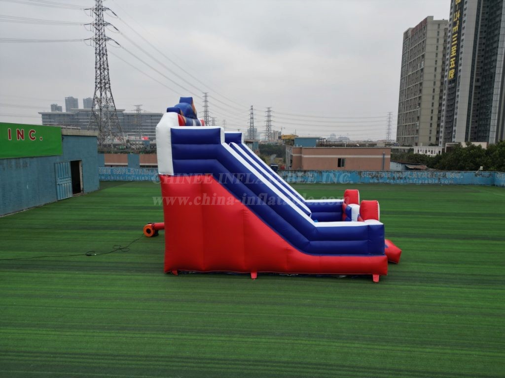 T8-108C Sonic Theme Inflatable Slide